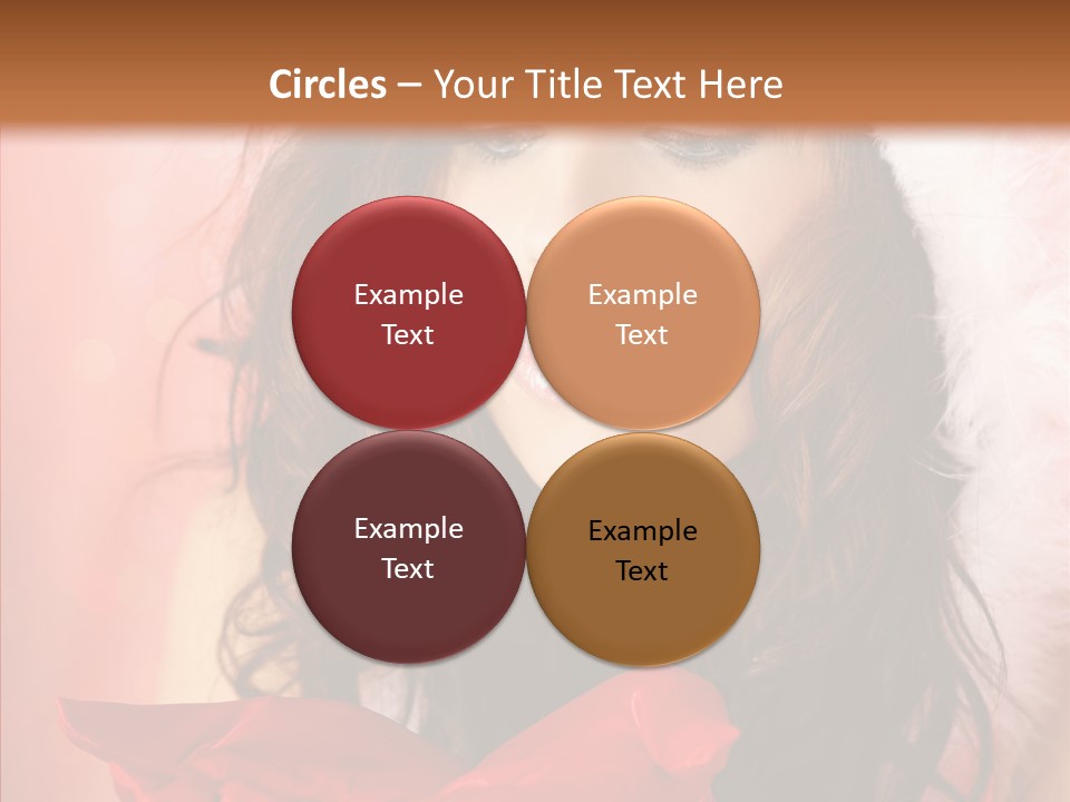 Hood Woman Girl PowerPoint Template