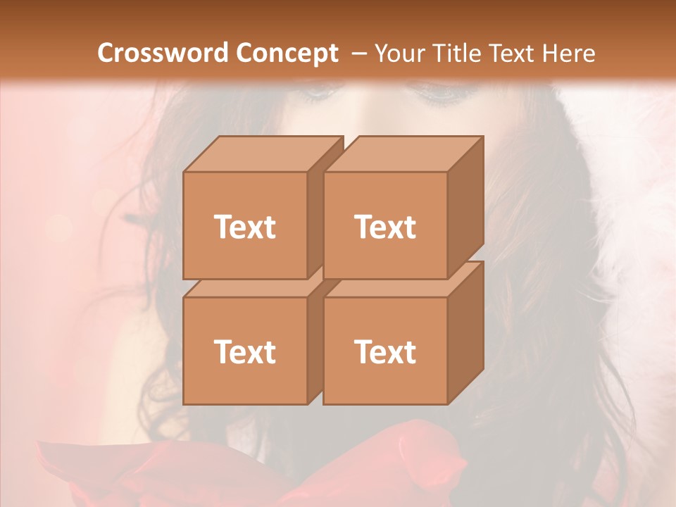 Hood Woman Girl PowerPoint Template