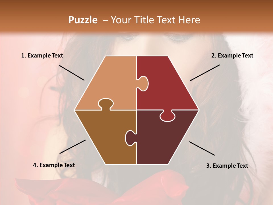 Hood Woman Girl PowerPoint Template