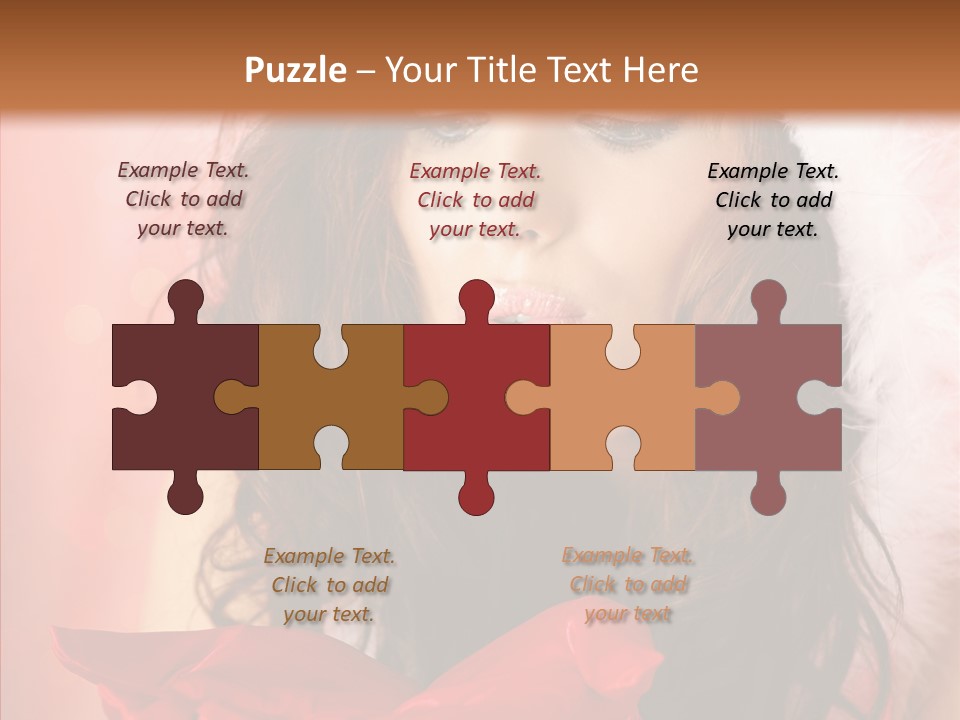 Hood Woman Girl PowerPoint Template