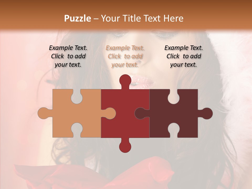 Hood Woman Girl PowerPoint Template