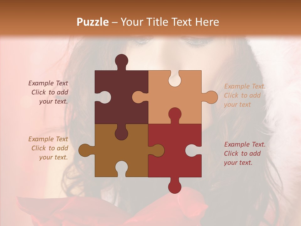 Hood Woman Girl PowerPoint Template