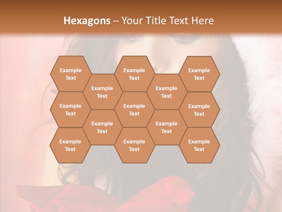 Hood Woman Girl PowerPoint Template