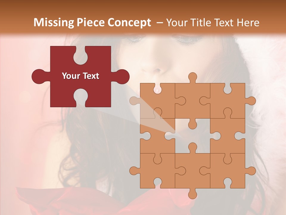 Hood Woman Girl PowerPoint Template