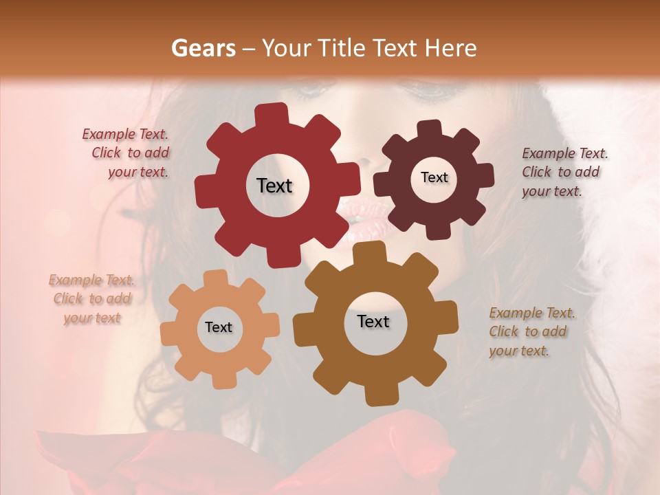 Hood Woman Girl PowerPoint Template