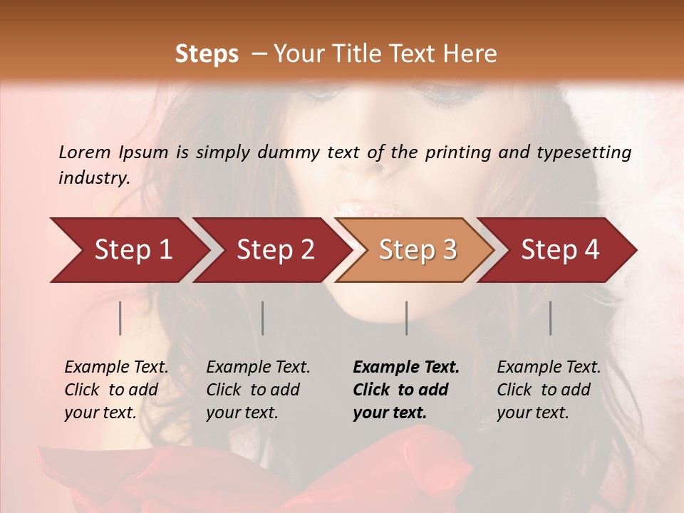 Hood Woman Girl PowerPoint Template