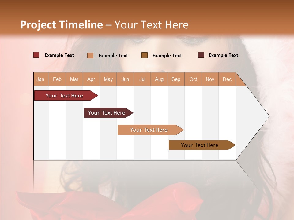 Hood Woman Girl PowerPoint Template