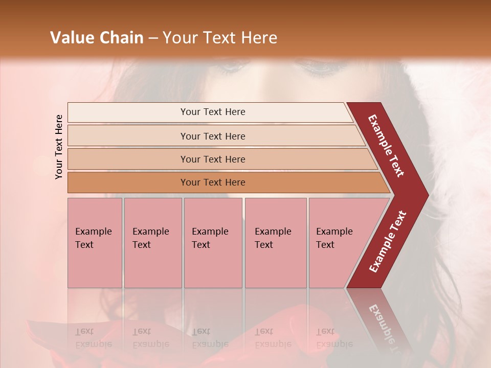 Hood Woman Girl PowerPoint Template