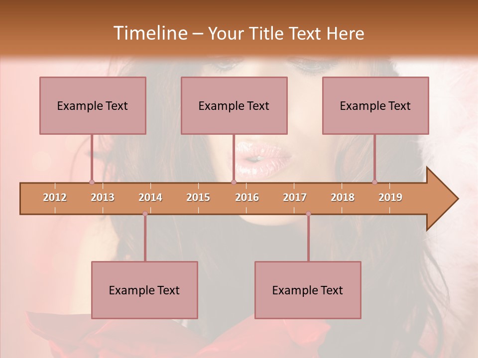 Hood Woman Girl PowerPoint Template