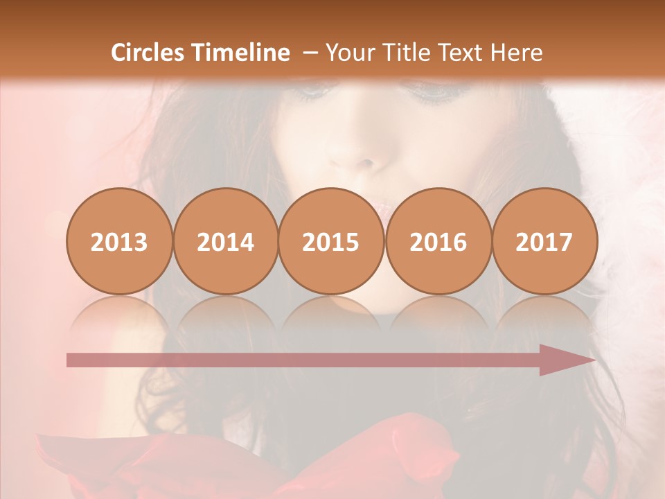 Hood Woman Girl PowerPoint Template