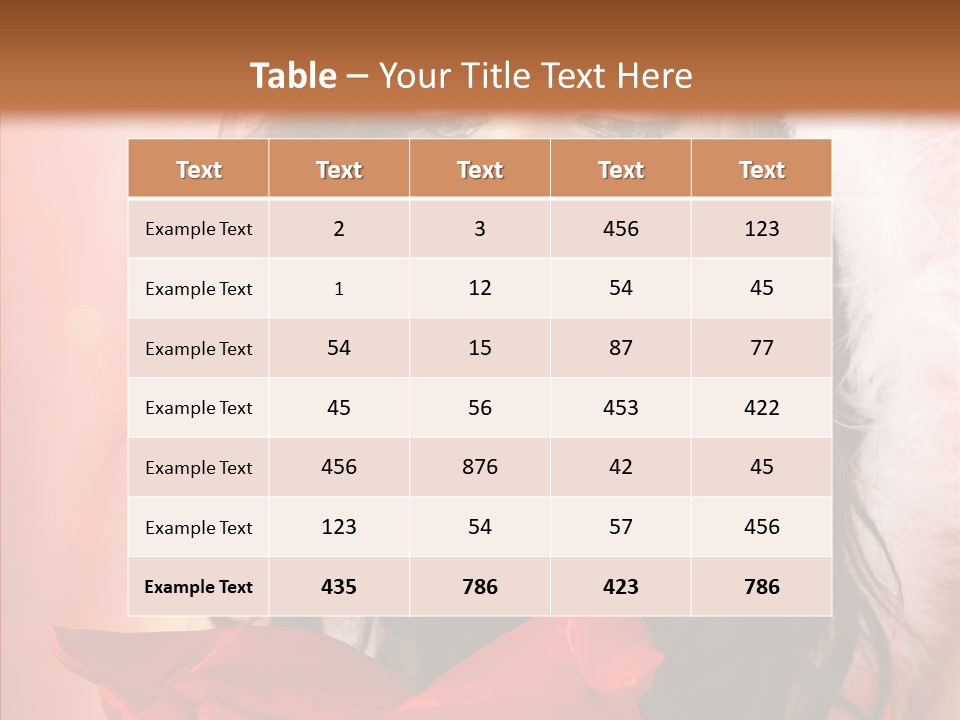 Hood Woman Girl PowerPoint Template