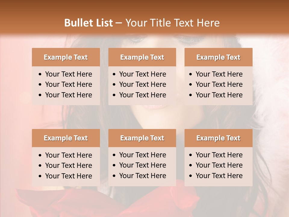 Hood Woman Girl PowerPoint Template