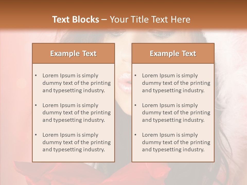 Hood Woman Girl PowerPoint Template