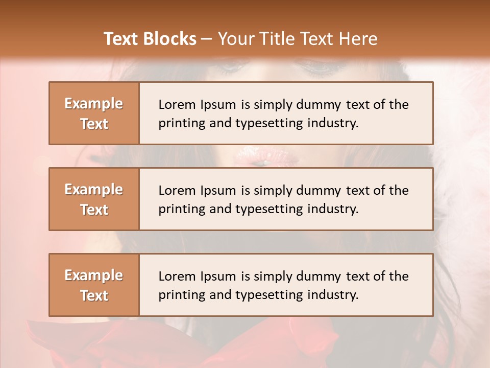 Hood Woman Girl PowerPoint Template