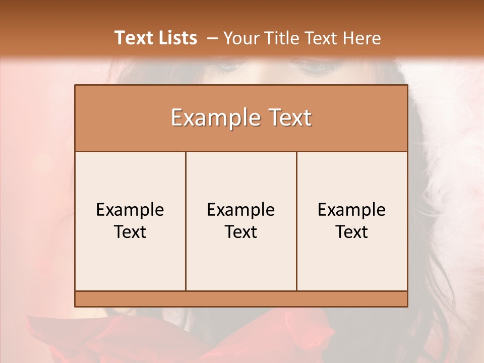 Hood Woman Girl PowerPoint Template