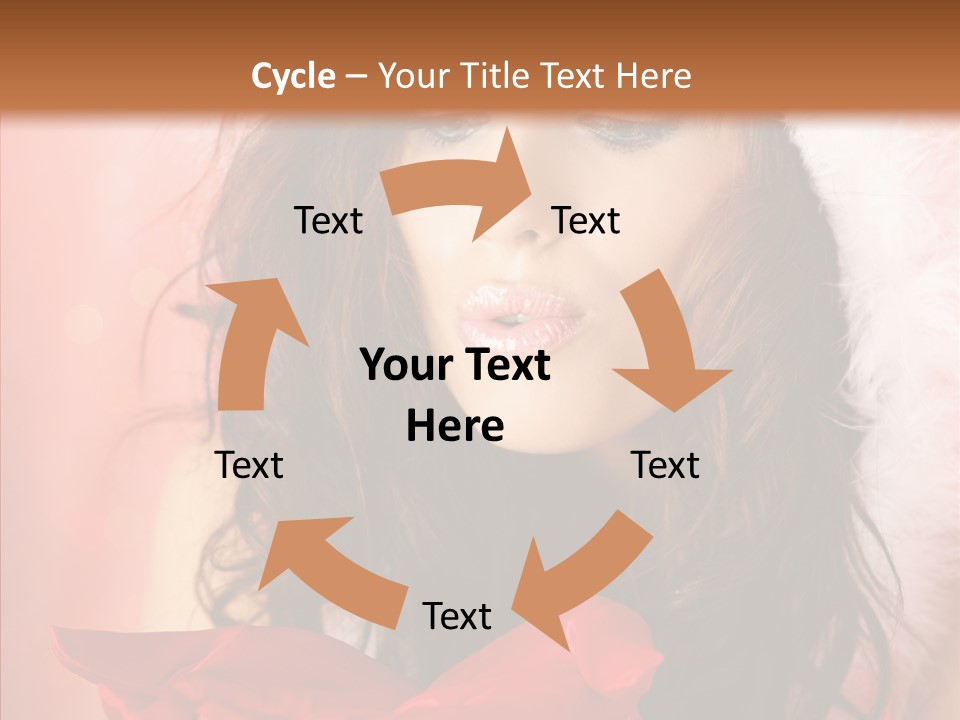 Hood Woman Girl PowerPoint Template