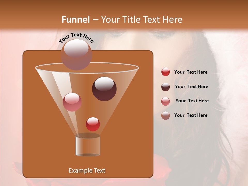 Hood Woman Girl PowerPoint Template