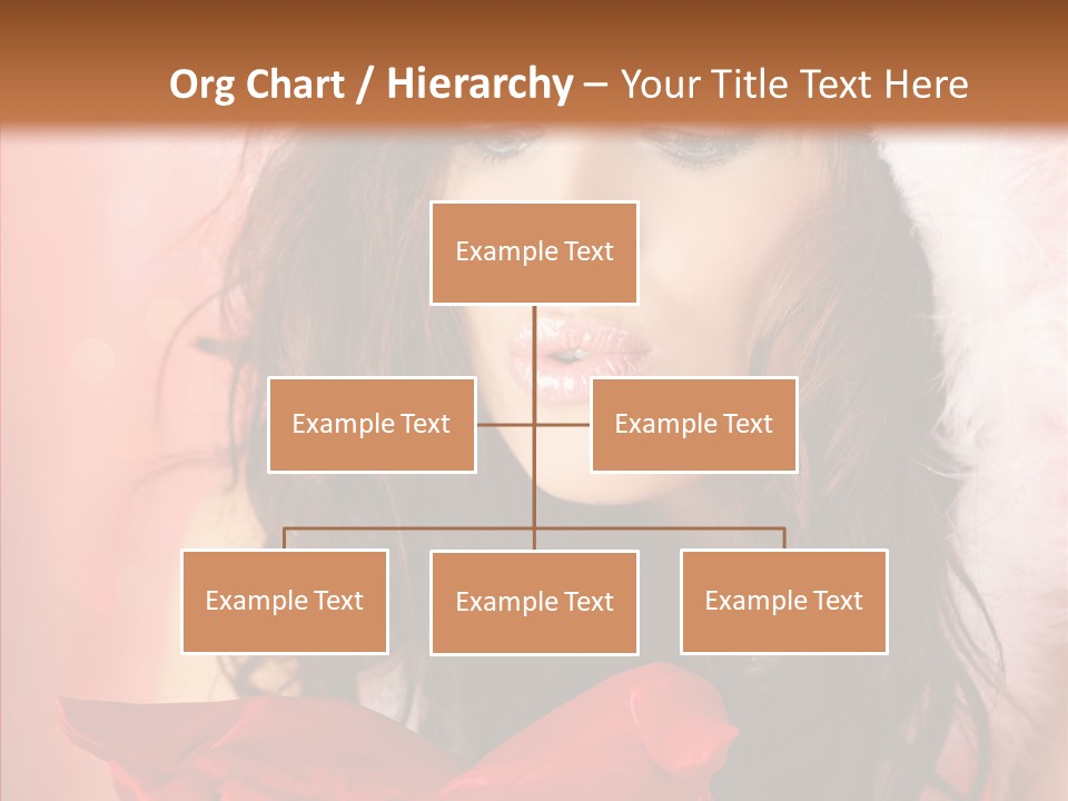 Hood Woman Girl PowerPoint Template