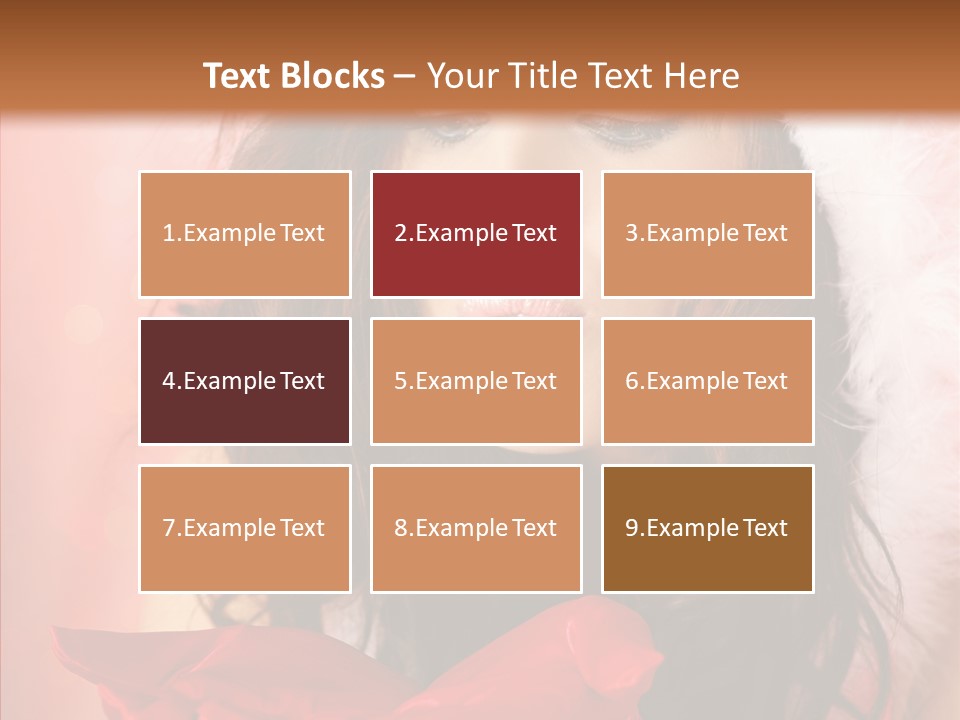 Hood Woman Girl PowerPoint Template