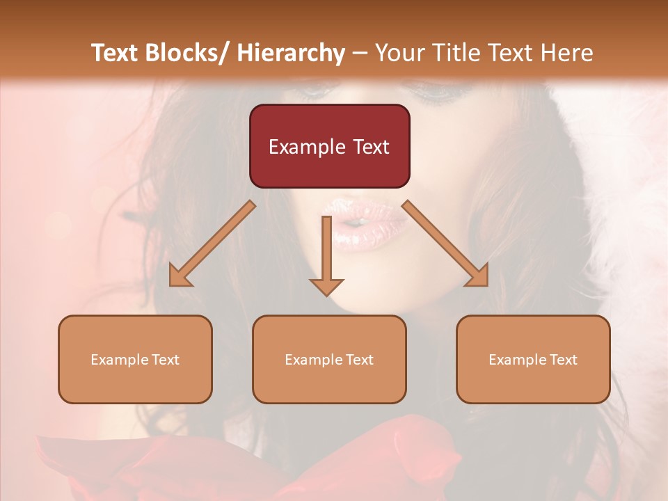 Hood Woman Girl PowerPoint Template