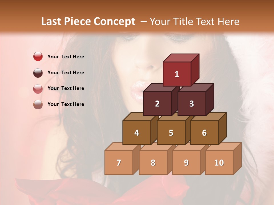 Hood Woman Girl PowerPoint Template