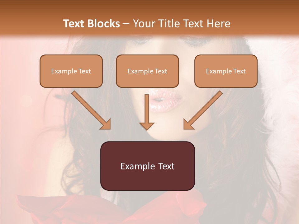 Hood Woman Girl PowerPoint Template