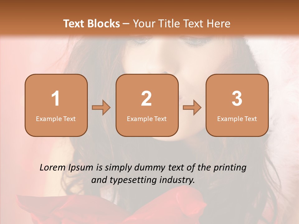 Hood Woman Girl PowerPoint Template