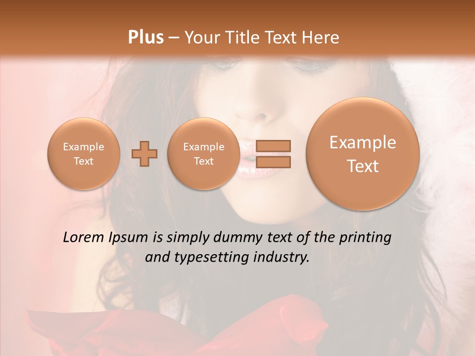 Hood Woman Girl PowerPoint Template