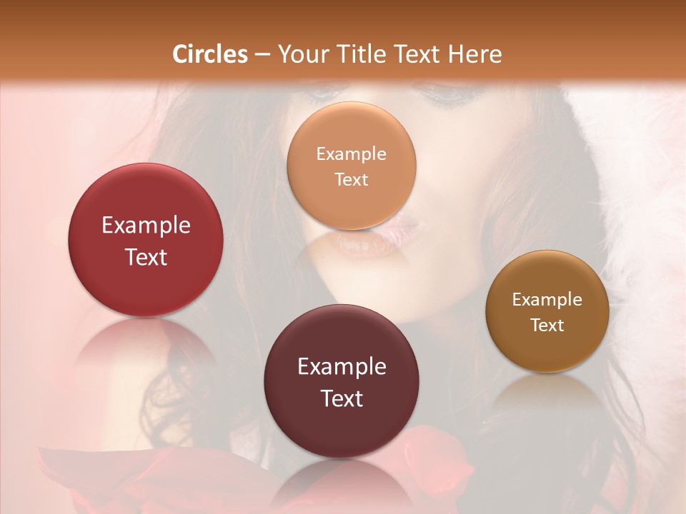 Hood Woman Girl PowerPoint Template