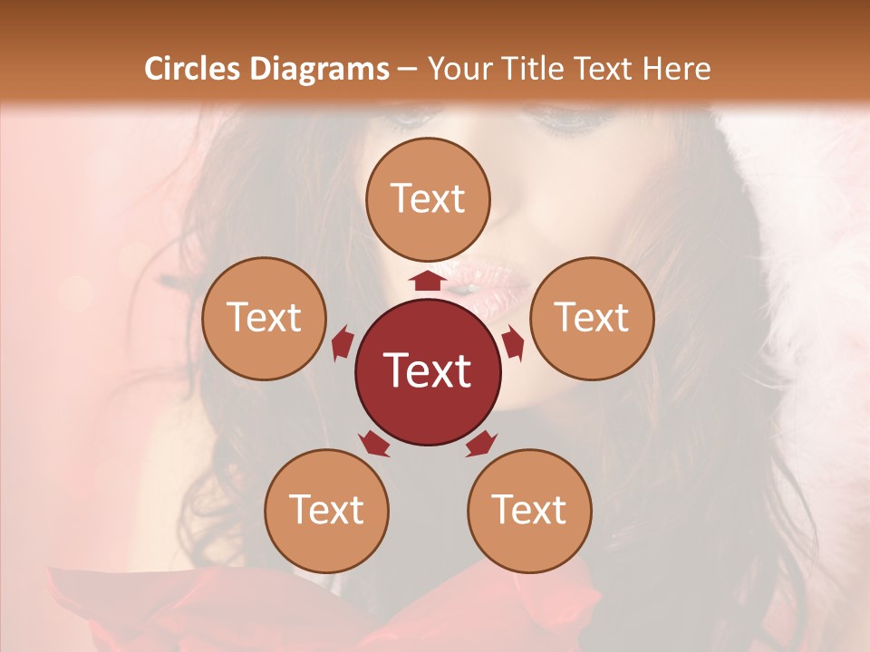 Hood Woman Girl PowerPoint Template