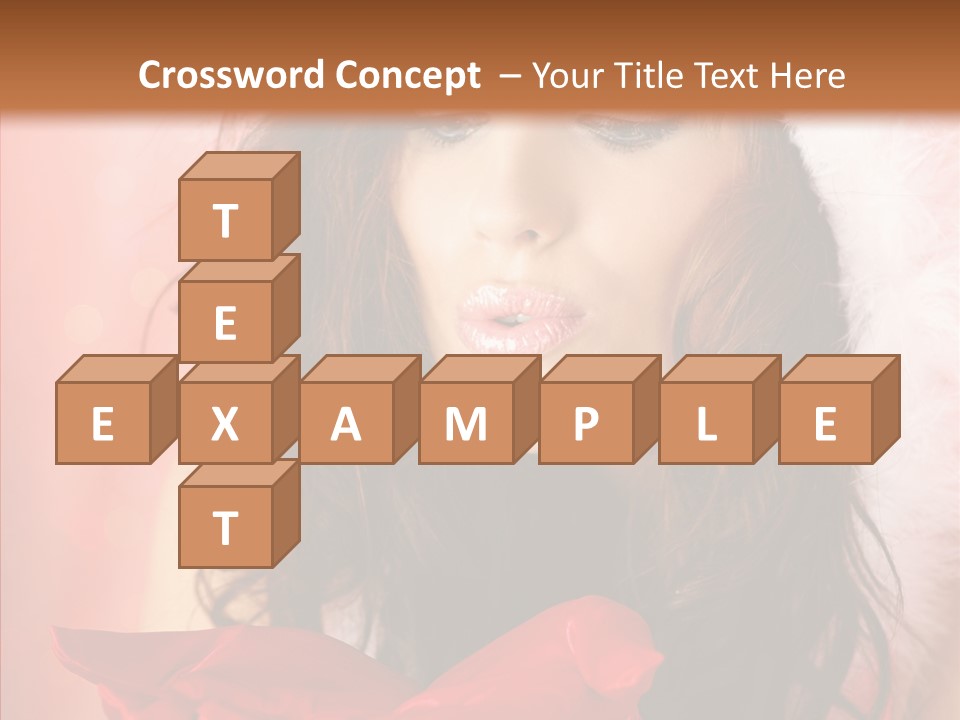 Hood Woman Girl PowerPoint Template