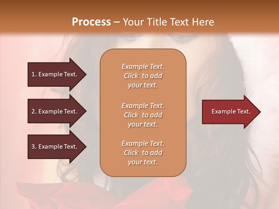 Hood Woman Girl PowerPoint Template