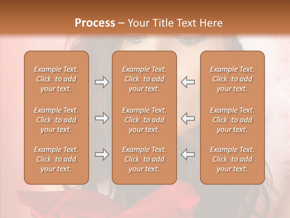 Hood Woman Girl PowerPoint Template