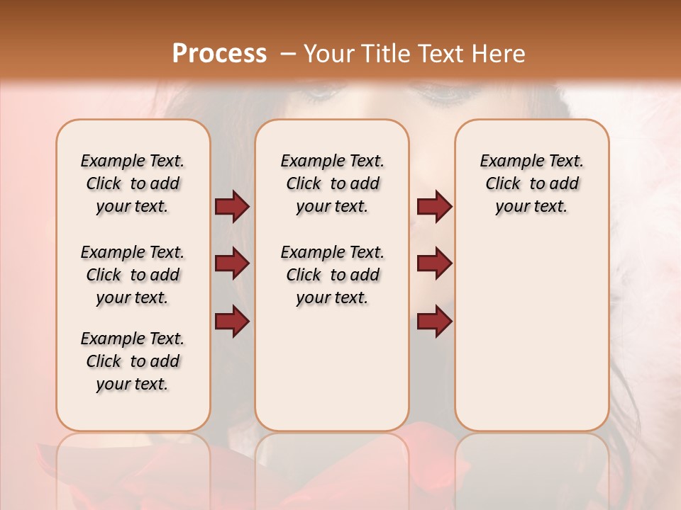 Hood Woman Girl PowerPoint Template