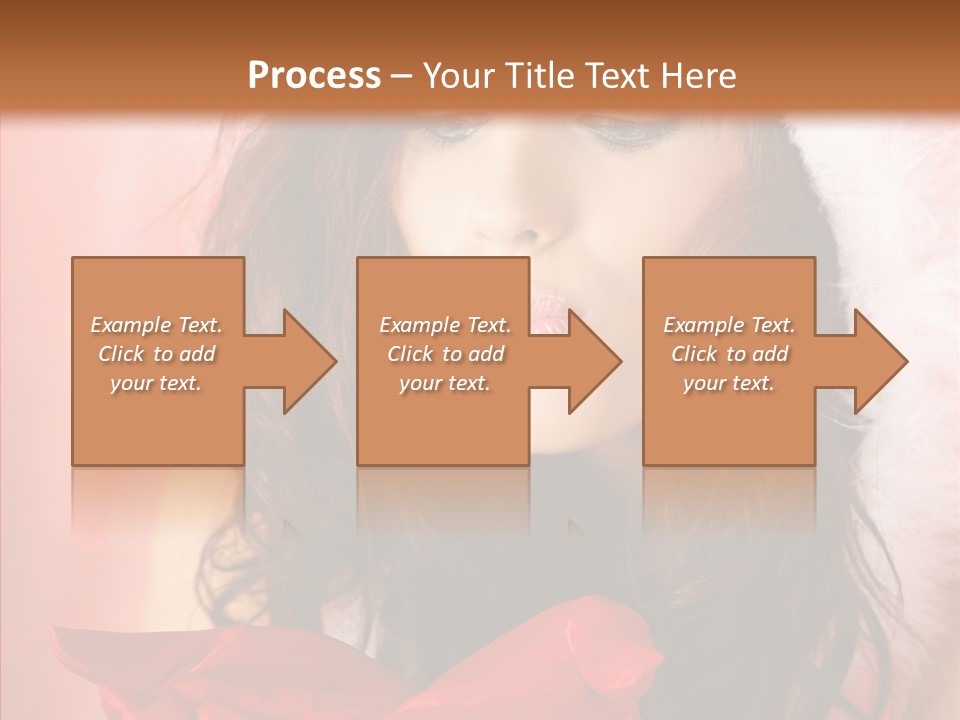 Hood Woman Girl PowerPoint Template