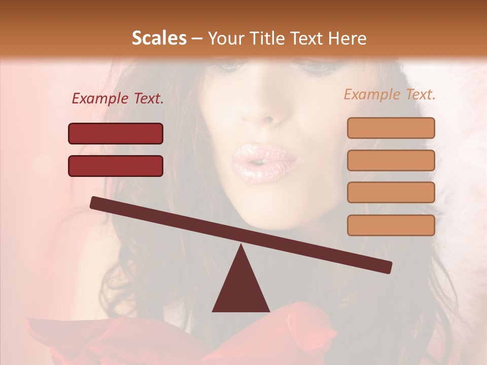 Hood Woman Girl PowerPoint Template