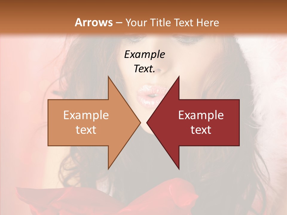 Hood Woman Girl PowerPoint Template