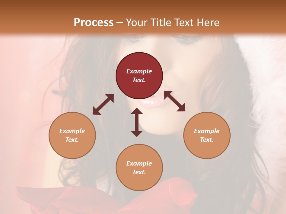 Hood Woman Girl PowerPoint Template