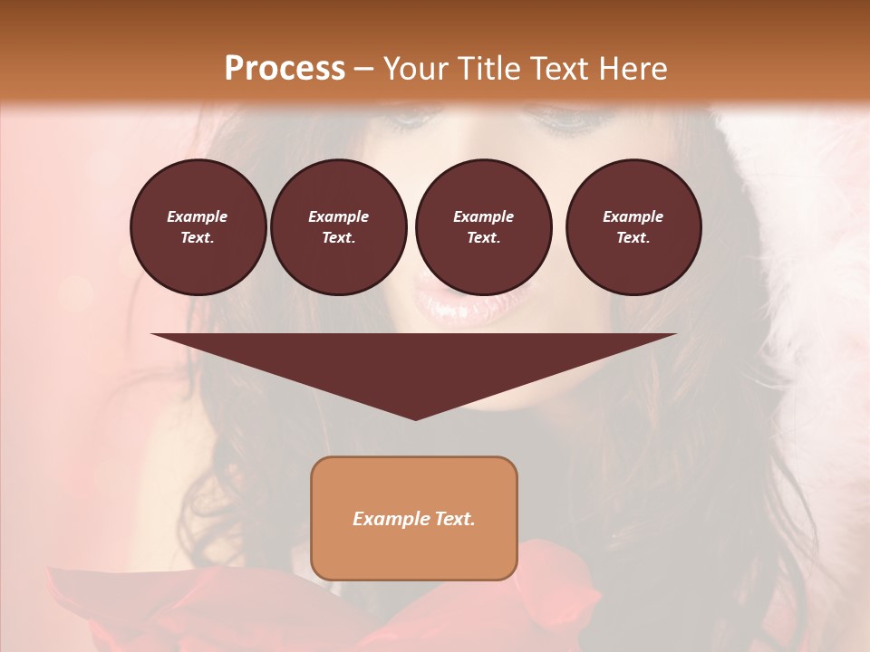 Hood Woman Girl PowerPoint Template