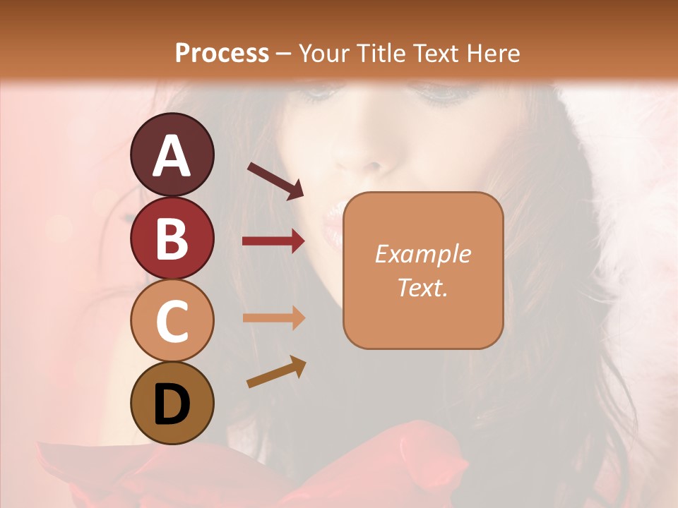 Hood Woman Girl PowerPoint Template