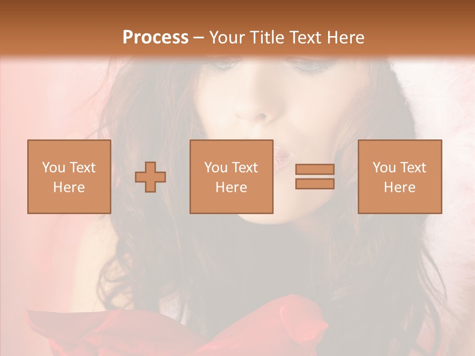 Hood Woman Girl PowerPoint Template