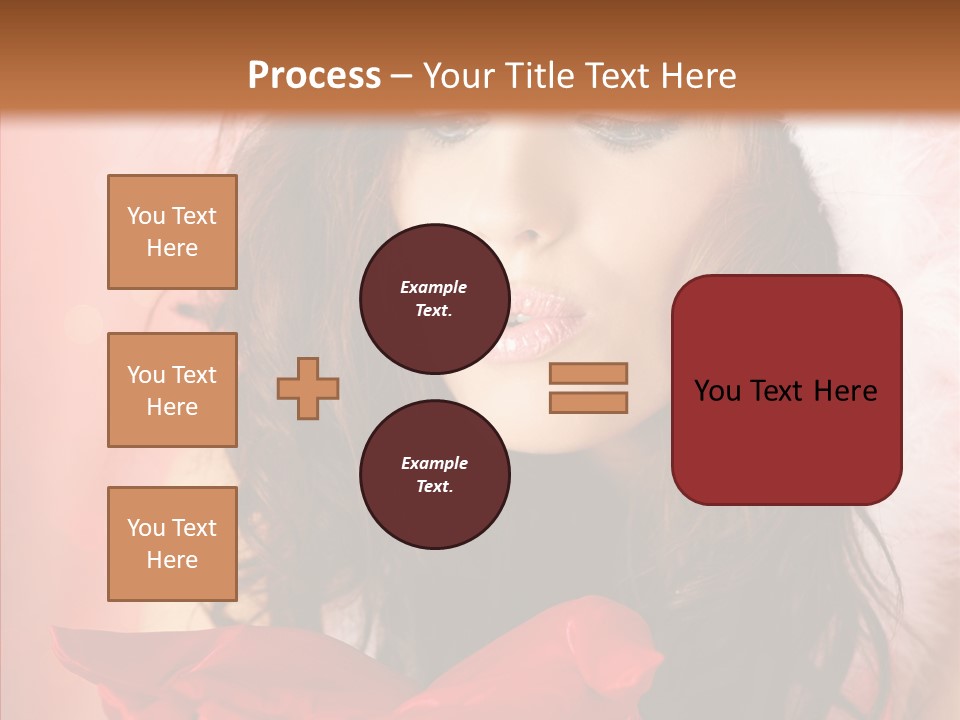 Hood Woman Girl PowerPoint Template