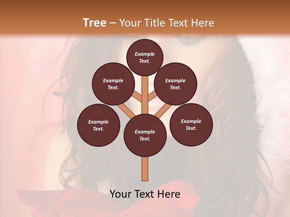 Hood Woman Girl PowerPoint Template