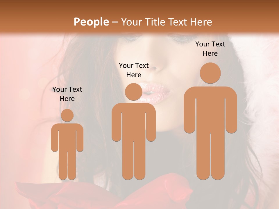 Hood Woman Girl PowerPoint Template