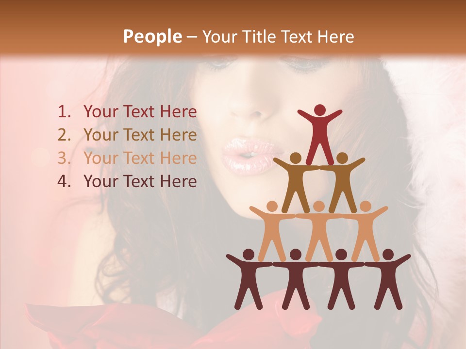 Hood Woman Girl PowerPoint Template