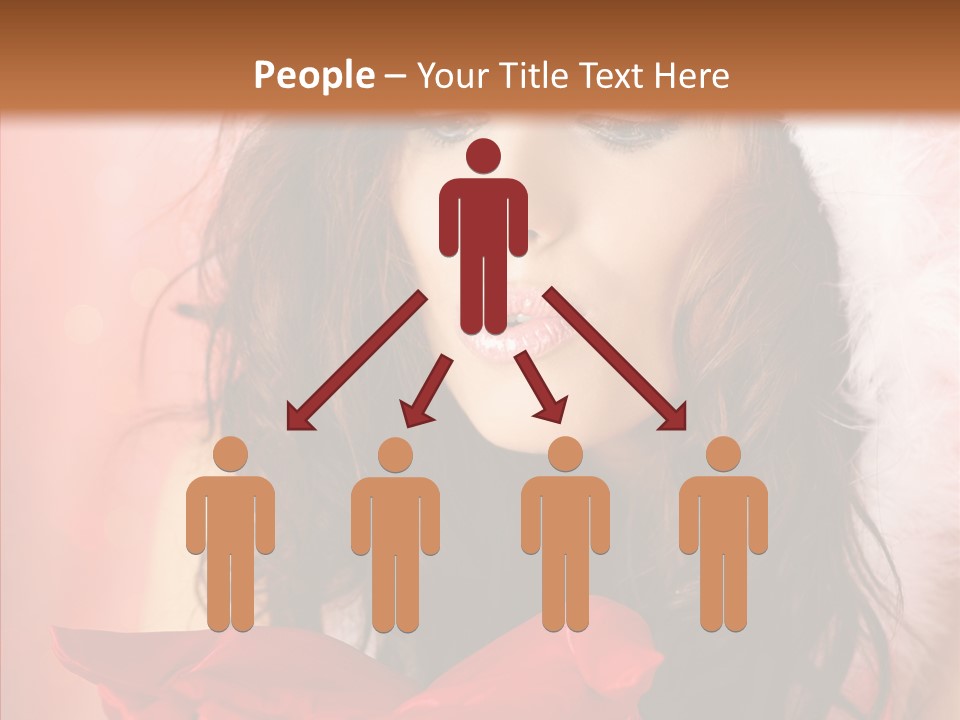 Hood Woman Girl PowerPoint Template