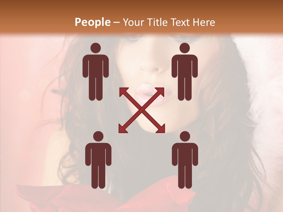 Hood Woman Girl PowerPoint Template