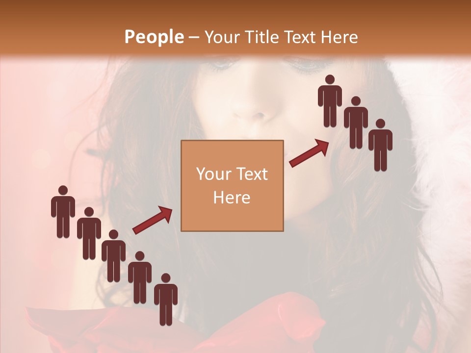 Hood Woman Girl PowerPoint Template