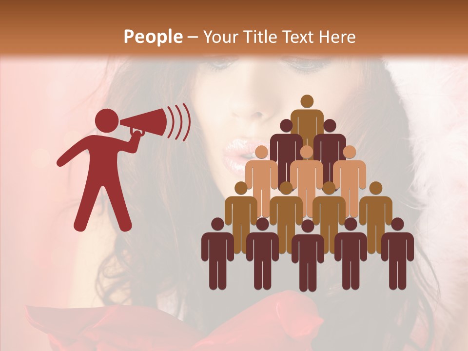 Hood Woman Girl PowerPoint Template