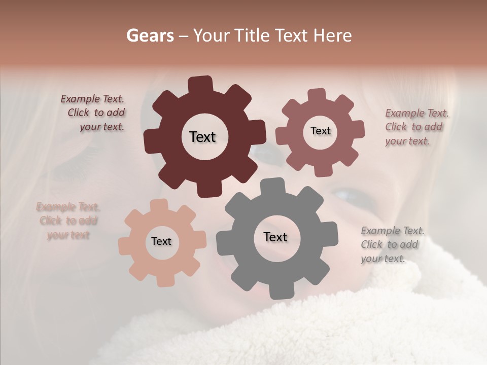 Company Figure Li Ten PowerPoint Template